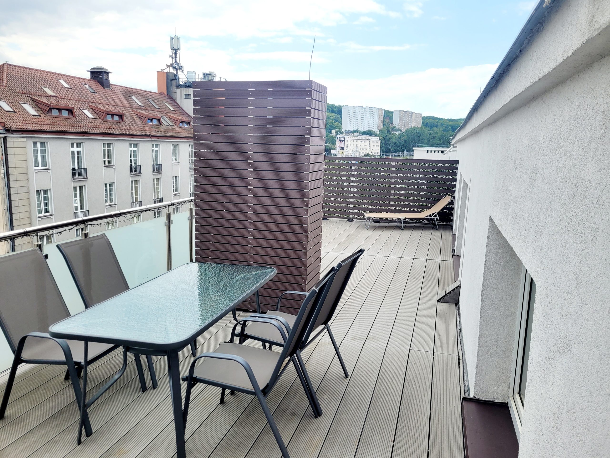 Apartament Duży — taras