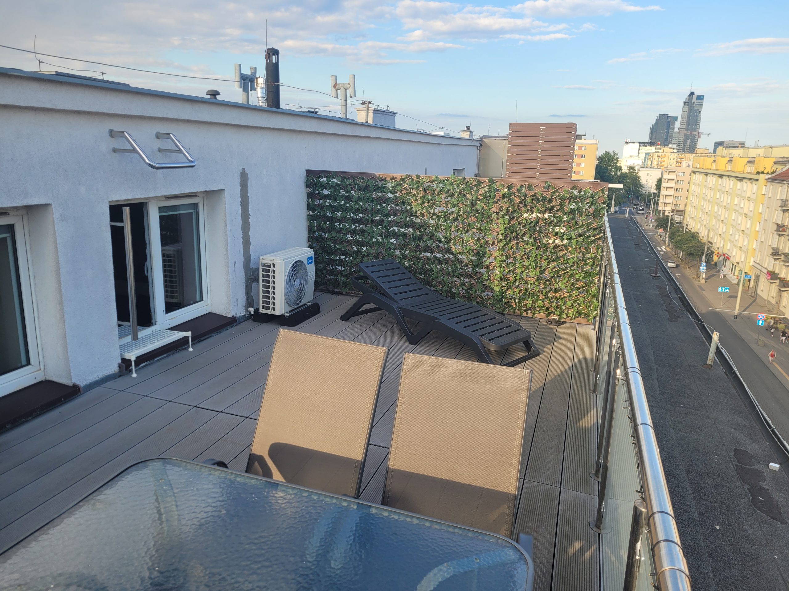 Apartament Mały — taras